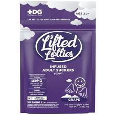 LIFTED LOLLIES 150MG THC/CBD 5CT / Grape - 5ct